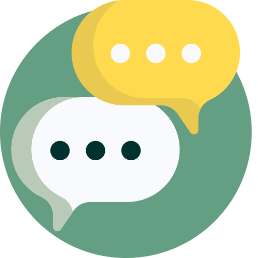 sprechen Textblasen Icon